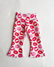 Load image into Gallery viewer, Kisses Valentines Day Bell Bottoms
