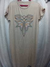 Load image into Gallery viewer, Boot Stitch T-Shirt Dress
