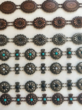 Load image into Gallery viewer, Western Concho Link Chain Belt
