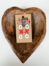Load image into Gallery viewer, LOVE XOXO Valentines’s Day Earrings Dangle
