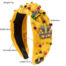 Load image into Gallery viewer, Mardi Gras Hairband for Women Carnival Parade Party Headband
