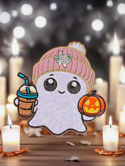 Ghost With Coffee Freshie