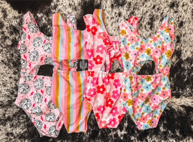**Pre Order Womens Swim One Piece Tie**