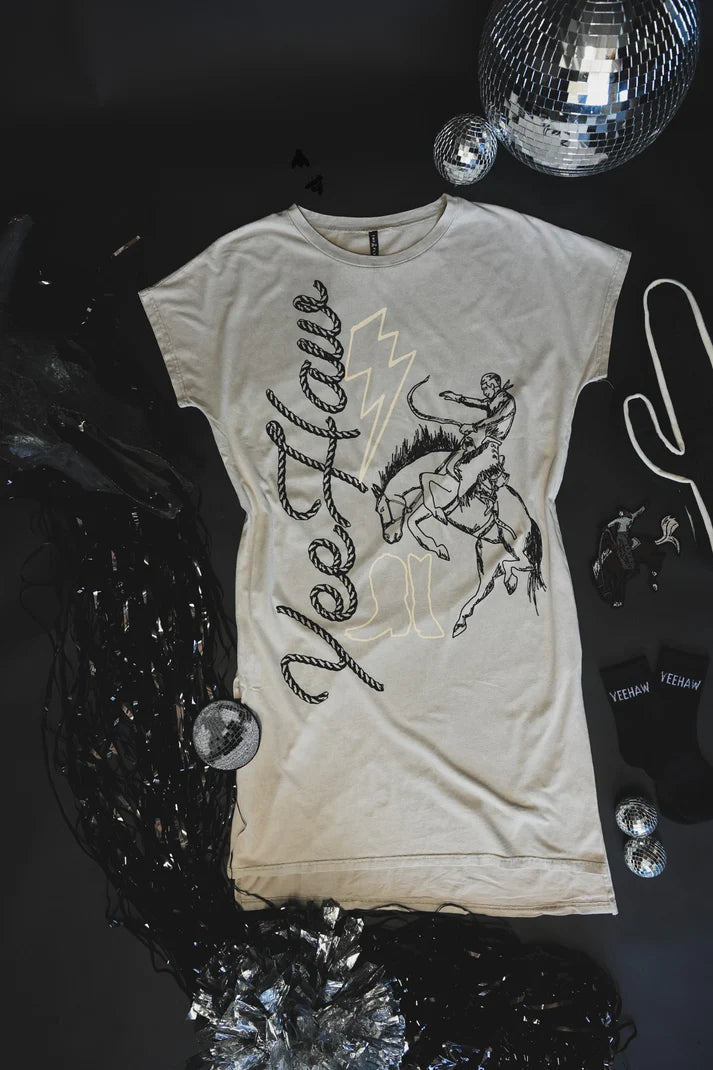 YeePee Ye Haw T-shirt Dress