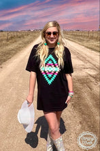 Load image into Gallery viewer, TURQUOISE SANDS BOYFRIEND TSHIRT DRESS
