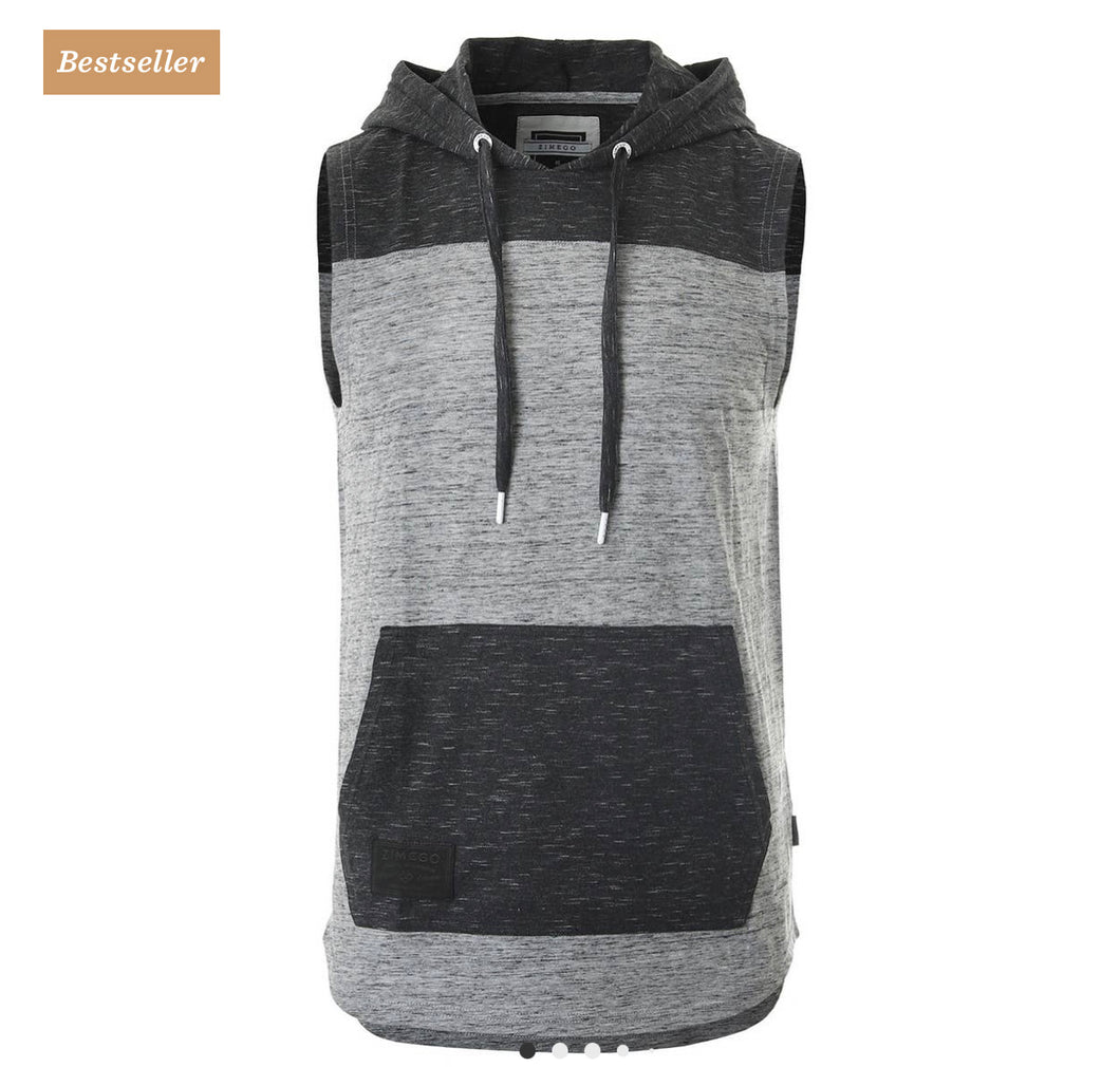 BLOCK SLEEVELESS PULLOVER